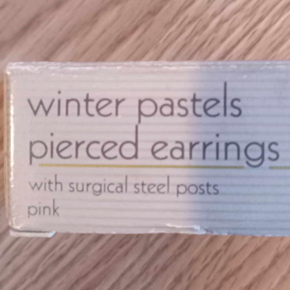 24k plated 1987 Ivory pierced earrings - Picture 4 of 7